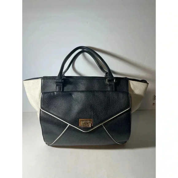 Kate spade Black and White Leather Tote Bag - Picture 1 of 6